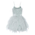 Little Princess Feathers And Ruffles Dress - Little Palace Store